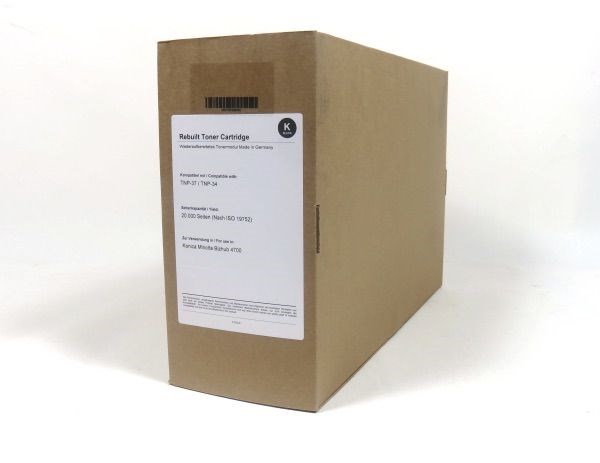 Konica Minolta Bizhub 4700P Remanufactured Toner Black TNP34 A63T01H