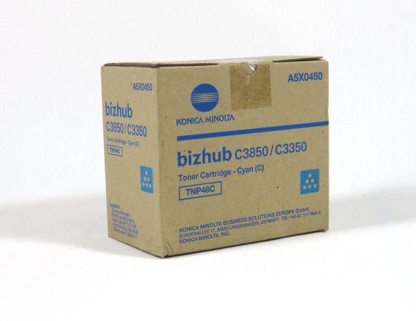 Konica Minolta Toner Cyan A5X0450 TNP48C C3350/C3850