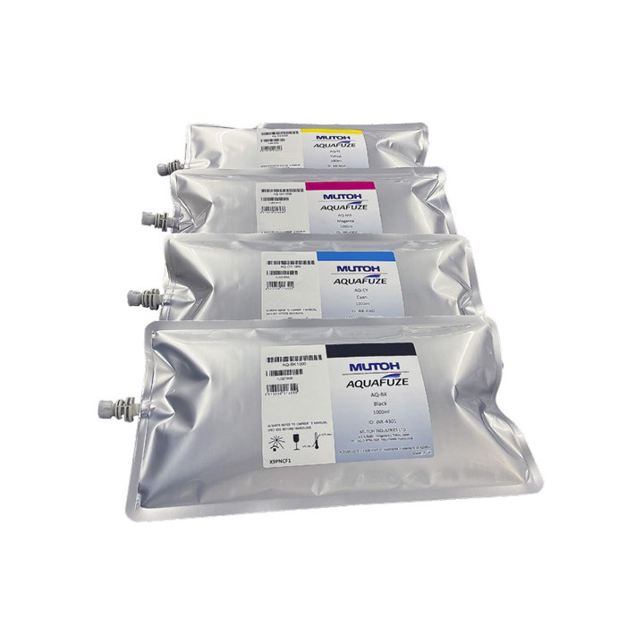 Mutoh 1000 ml Aquafuse Water Based UV Pack Yellow