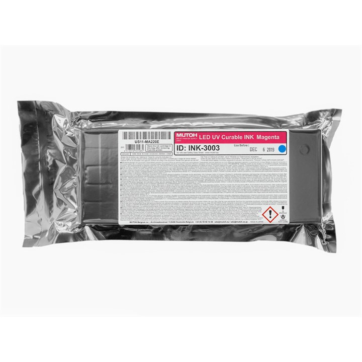 Mutoh 220 ml Flex LED UV Ink Cassette Magenta