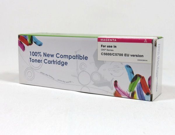 Oki C5600 5700 Toner Magenta Compatible 43381906C