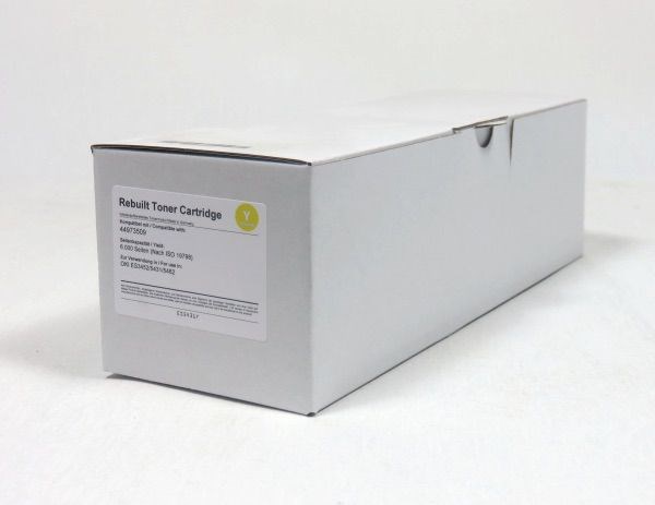 OKI ES5462 5431 Toner Yellow 6K Remanufactured 44973509RM