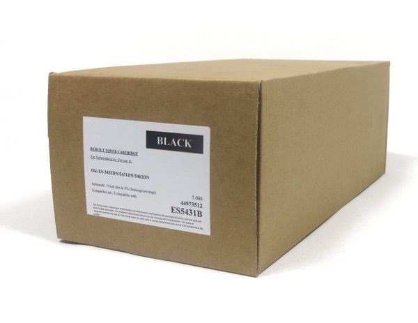 OKI ES5462 5431 Toner Black 7k Remanufactured 44973512RM