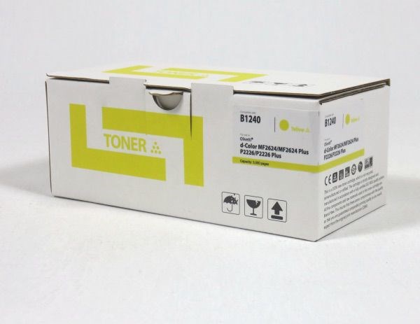 Olivetti D Colour MF2624 P2226 Toner Yellow Compatible B1240 3K