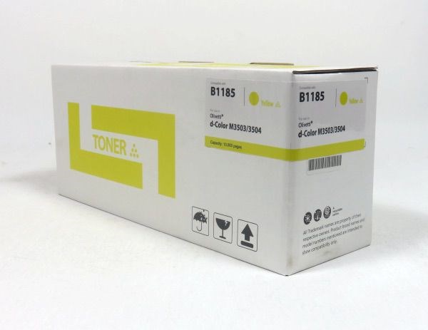 Olivetti D COLOR M3503/3504 Toner Yellow B1185 Compatible 10K