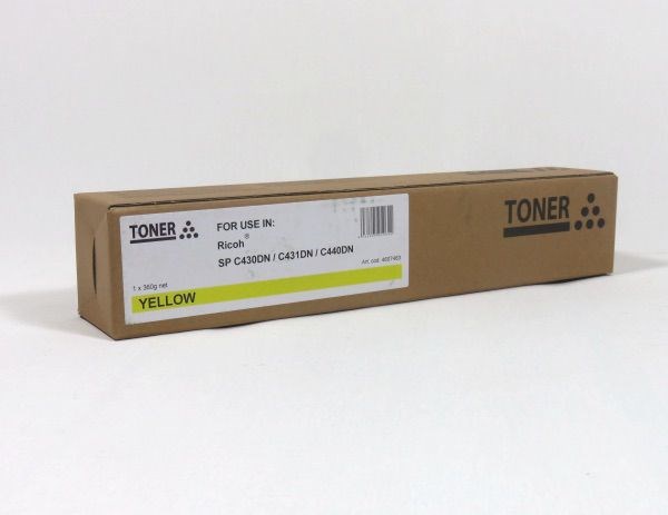 Ricoh SPC430DN 431DN 440DN Toner Yellow Compatible 821075C