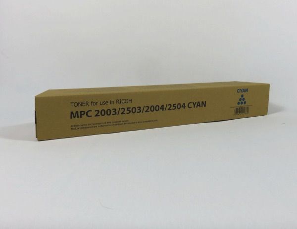 Ricoh MPC2003 MPC2004 MPC2503 MPC2504 Toner Cyan Compatible 841928C