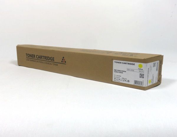 Ricoh MPC3003 MPC3004 IMC3000 IMC3500 Toner Yellow Chemical Compatible 841818 842256