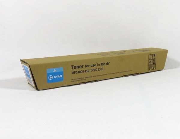 Ricoh MPC4000 MPC4501 MPC5000 MPC5501 Toner Cyan Compatible