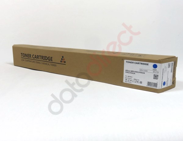 Ricoh MPC4502 MPC5502 Toner Cyan Compatible 842023C - Chemical