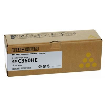 Ricoh SPC360 361 HE Print Cartridge Yellow 408187