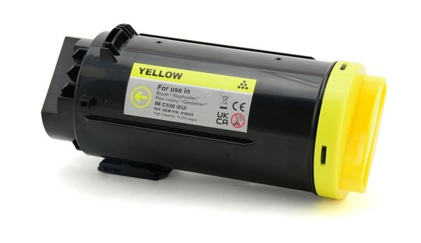 Ricoh IMC530 Toner Yellow Compatible 418243