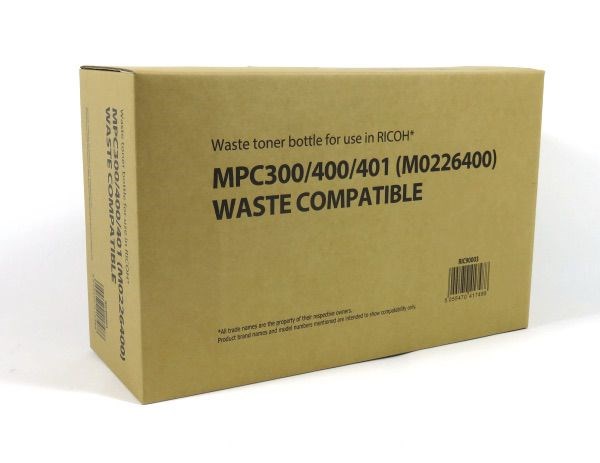 Ricoh MPC300 MPC400 MPC401 Waste Toner Bottle M0226400 Compatible