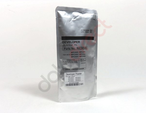 Ricoh MPC3003 MPC3503 MPC4503 MPC5503 MPC6003 MPC6004  Dev Pkt 380GM Black