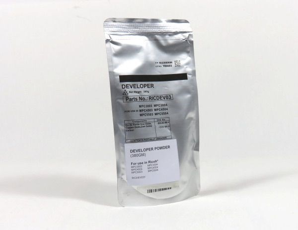 Ricoh MPC3003 MPC3503 MPC4503 MPC5503 MPC6003 MPC6004  Dev Pkt 380GM Yellow
