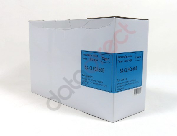 Samsung PLAIN BOX CLP610 / 660 Cyan Remanufactured Toner