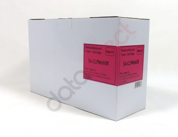 Samsung PLAIN BOX CLP610 / 660 Magenta Remanufactured Toner