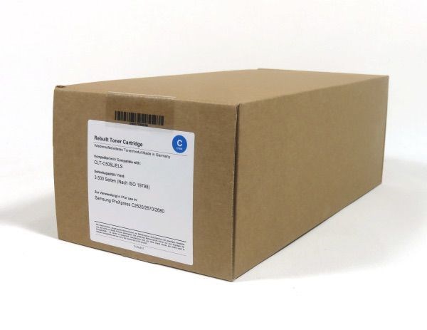 Samsung C2620/2670/2680 Toner Cyan Remanufactured 3.5K CLTC505LRM