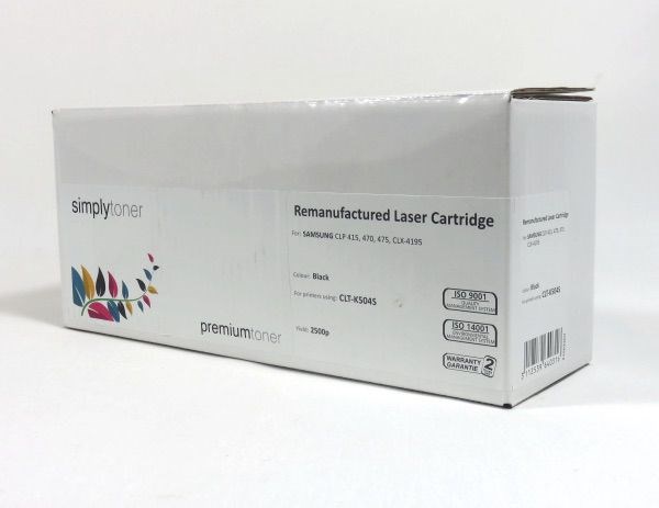 Samsung CLP415N Toner Black Remanufactured CLTK504SRM