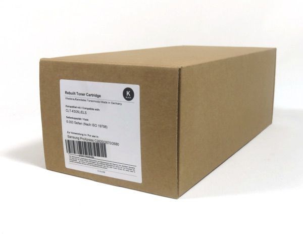 Samsung C2620 C2670 C2680 Toner Black Remanufactured 6K CLTK505LRM