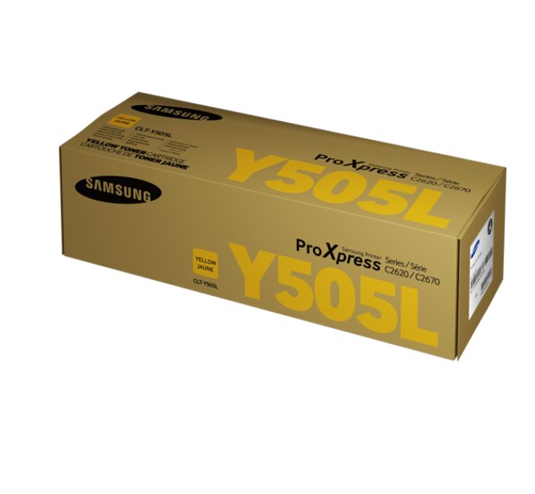Samsung C2620 2670 Toner Yellow CLTY505L SU512A