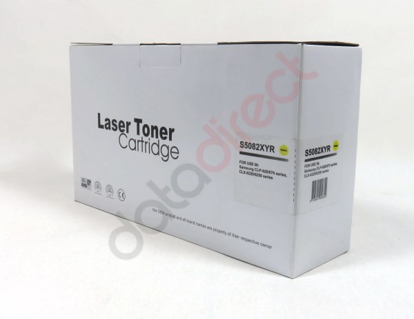 Samsung CLP620/670/6220/6250 Toner Yellow Remanufactured CLTY5082LRM