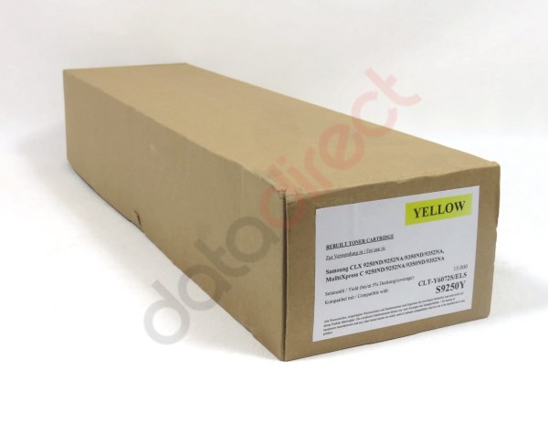 Samsung CLXC9250 9252 9350 9352 Toner Y Remanufactured CLTY6072SRM