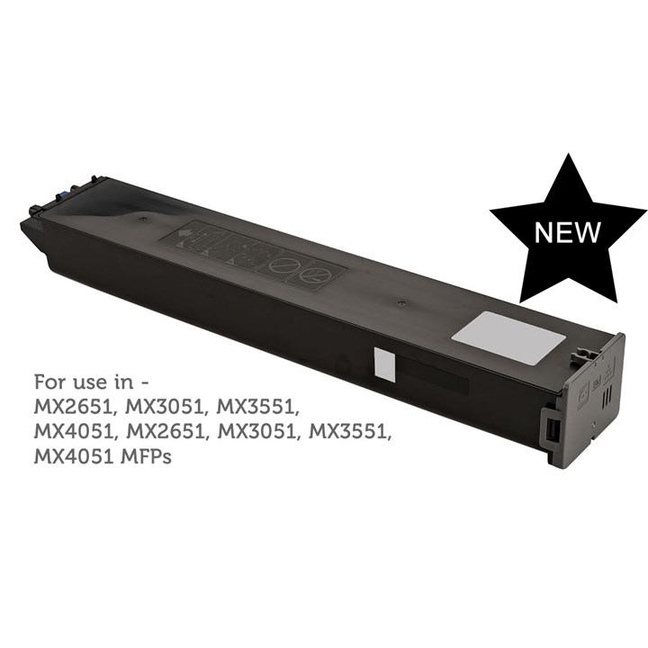 Sharp MX2630 3050 3070 3060  MX61GTBA Black Toner Compatible