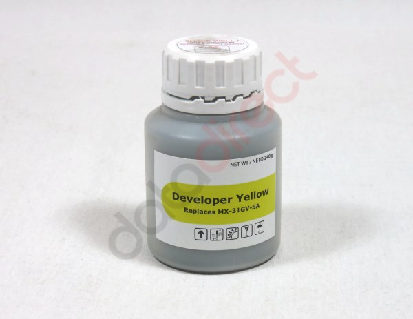 Sharp MX51GVSA/ MX31GVSA Yellow Developer Compatible Single