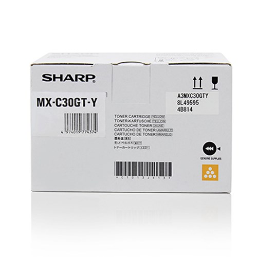 Sharp MXC250 300 Toner Yellow MXC30GTY