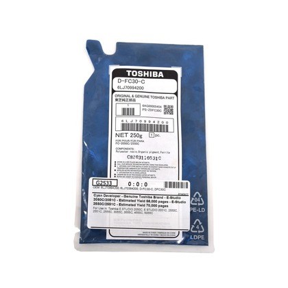 Toshiba 2050 Developer Cyan 6LJ70384200 6LJ70994200 DFC30C