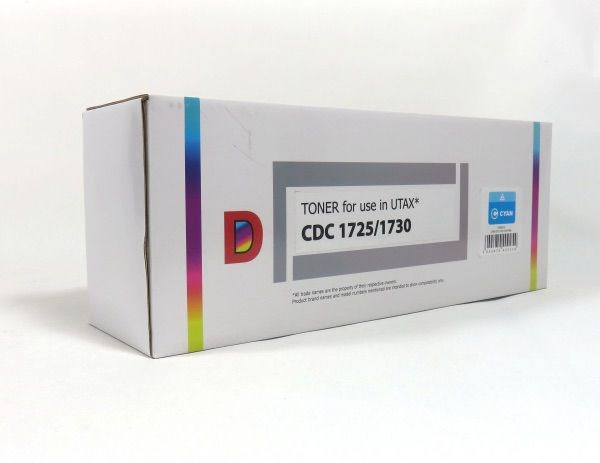 UTAX CDC1725/1730 Toner Cyan Compatible 652510011C