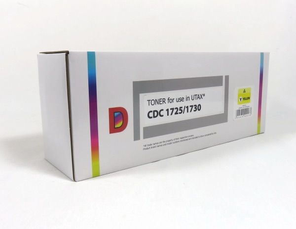 UTAX CDC1725/1730 Toner Yellow Compatible 652510016C