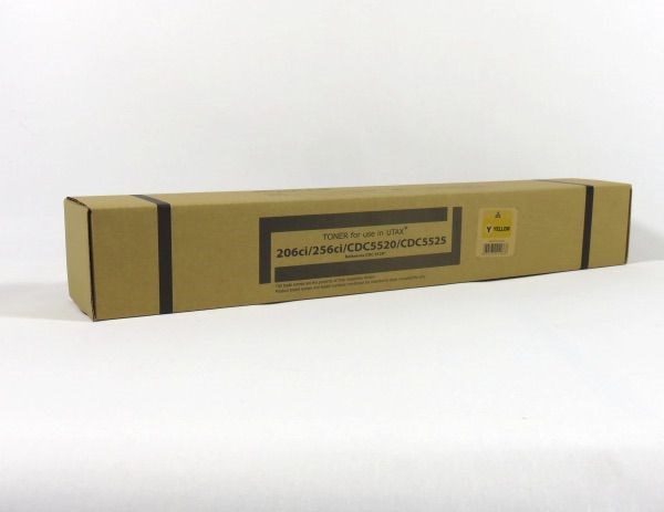 Utax CDC5520 5525 206 256 Toner Yellow Compatible 652511016C