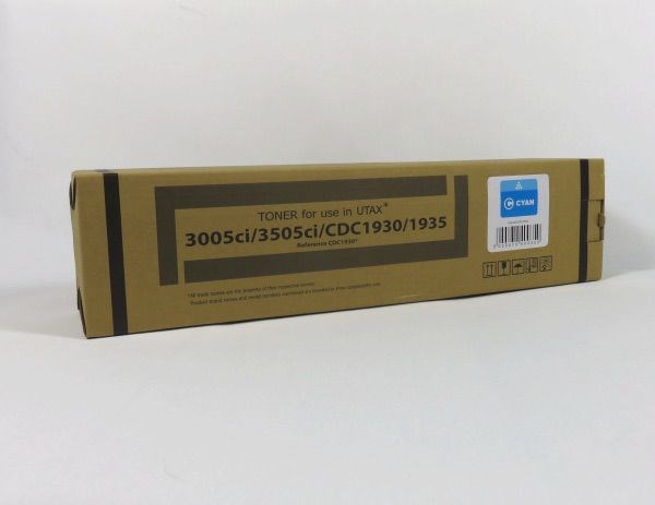 Utax CDC1930 1935 3005 Toner Cyan Compatible 653010011C