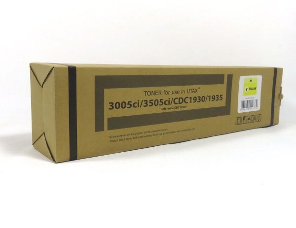 Utax CDC1930 1935 3005 Toner Yellow Compatible 653010016C