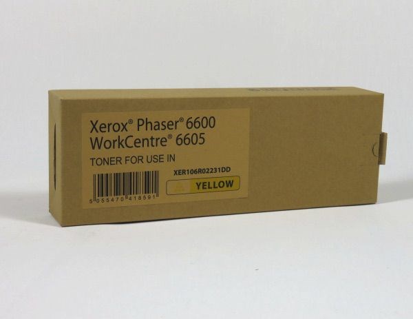 Xerox 6600/6605 Toner Yellow HC Compatible 106R02231C