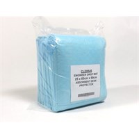 Engineer Drop Mat 25 PK 60cm x 90cm Absorbent Desk Protector