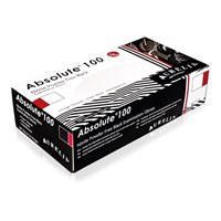 Aurelia Absolute 100 Black Nitrile PF Large Gloves Box Of 100